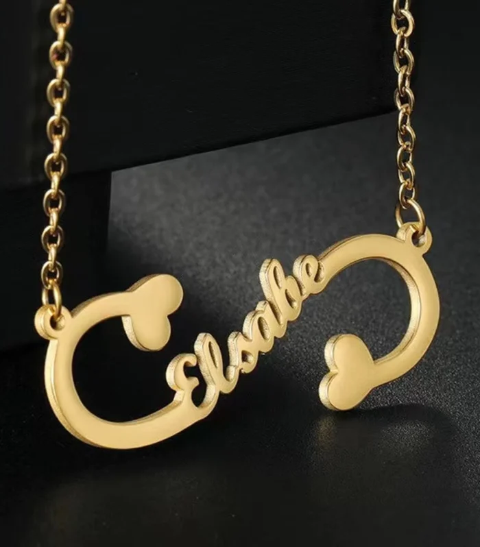 Custom Infinity Name Necklace